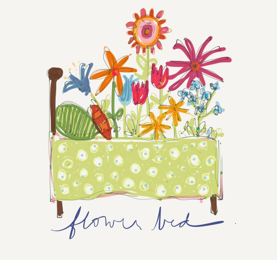 Flower bed without the dirt