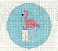 Flamingo w/ dots on package