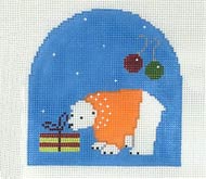 Polar Bear Orange Sweater